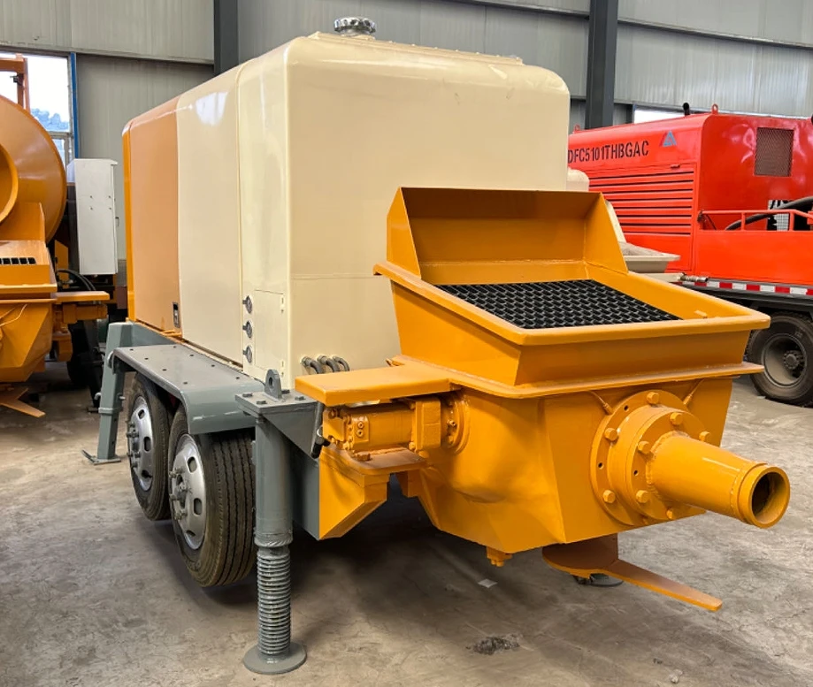 YG Customized Minle Factory Good Service diesel Concrete Pump Directly Sales 180m High Reach Stationary Pump Portable Pumpcrete