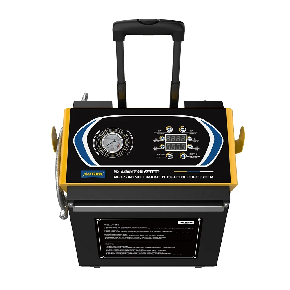 

AUTOOL Official Car Tool AST618 110V/220V Universal Trolley Pulsating Smart Brake Fluid Oil Exchanger Tool Machine