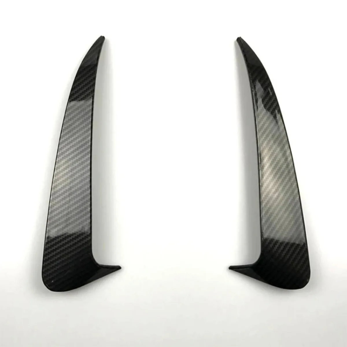 Paar hintere Entlüftungsverkleidung, Stoßstangenverkleidung, Lippe, Seitenkanister, Fin-Splitter für Mercedes-Benz C-Klasse W205 C43 C63 AMG 2014–2019 – Detail 5