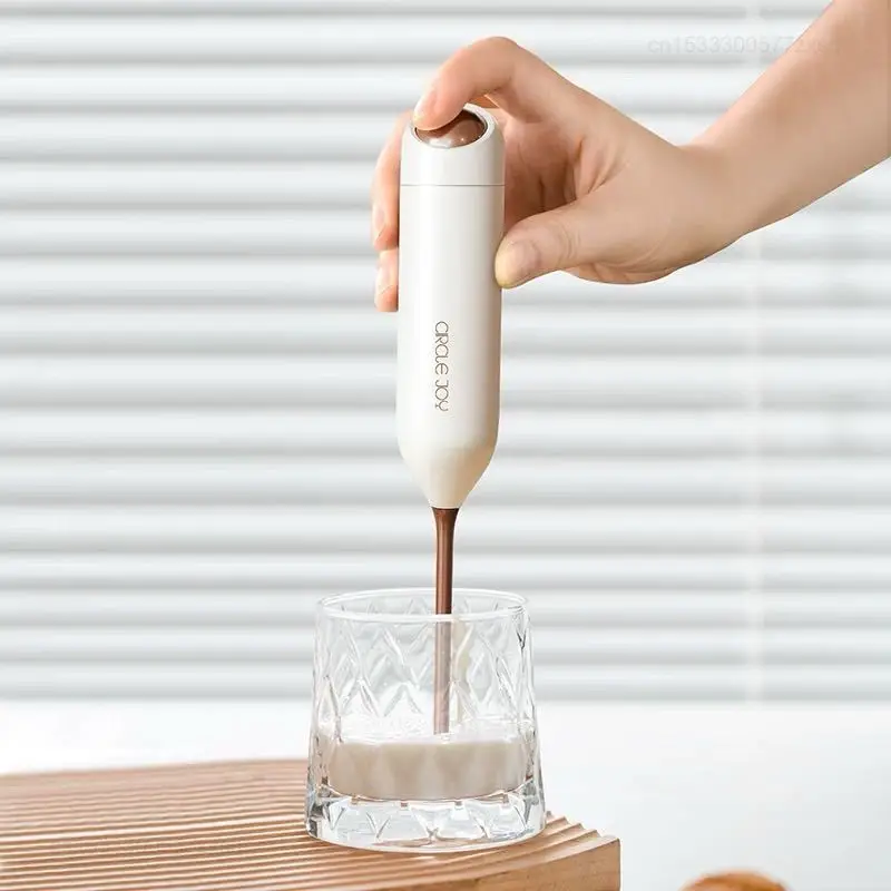 Circle Joy Portable Mini Electric Milk Frother Foam Maker Handheld Food Home Kitchen Electric Coffee Mixer