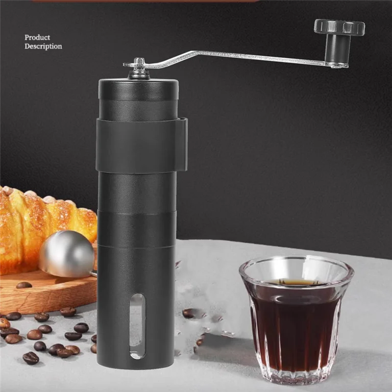 مطاحن القهوة اليدوية من SANQ، ماكينة طحن حبوب البن اليدوية القابلة للتعديل للسفر في الهواء الطلق، مطحنة القهوة للمكتب المنزلي