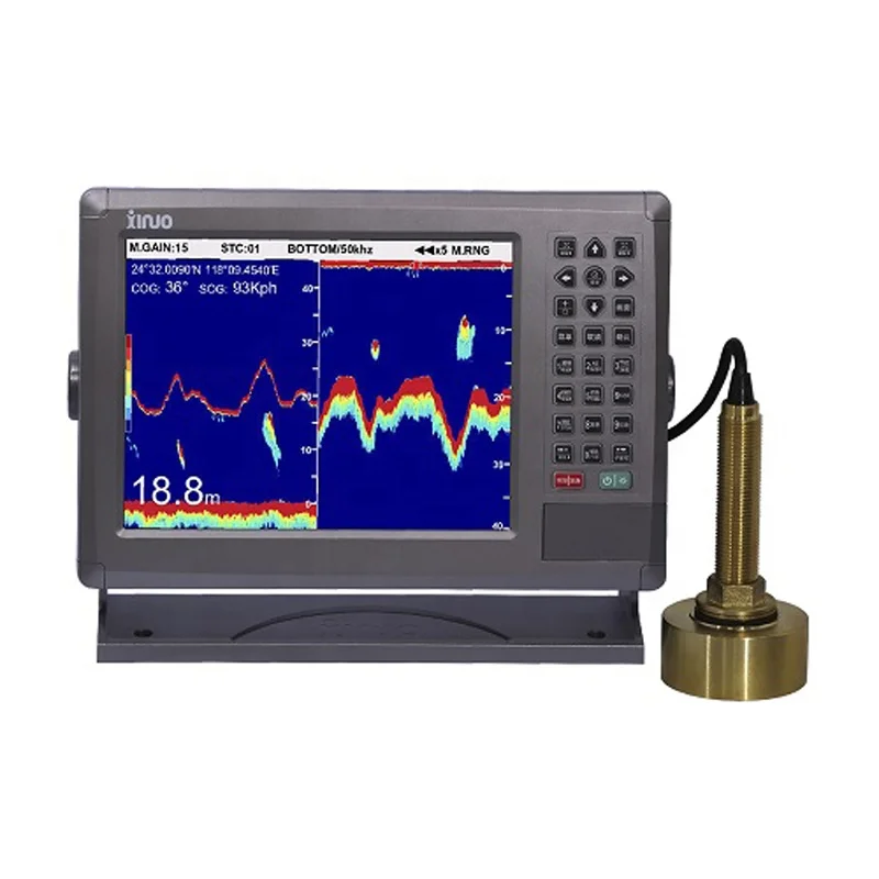 

10.4" XF-1069GF GPS Chart Plotter Fish Finder Combo LCD Monitor Display NMEA0183 AIS Transponder