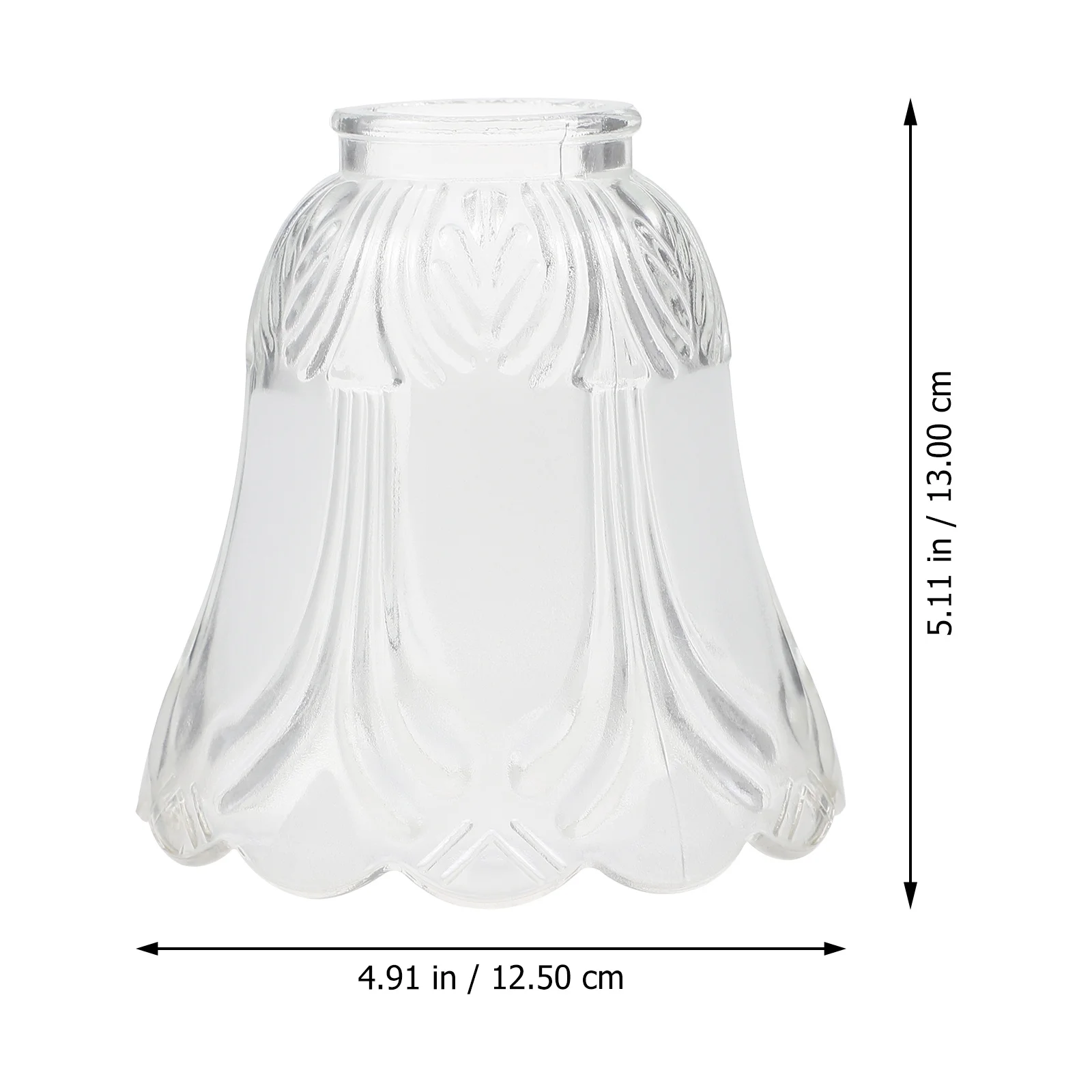 قطعتان من أغطية الضوء الزجاجي المنزلي أنماط بسيطة وفريدة من نوعها لتزيين الغرفة وسطح أملس مادة ممتازة #2