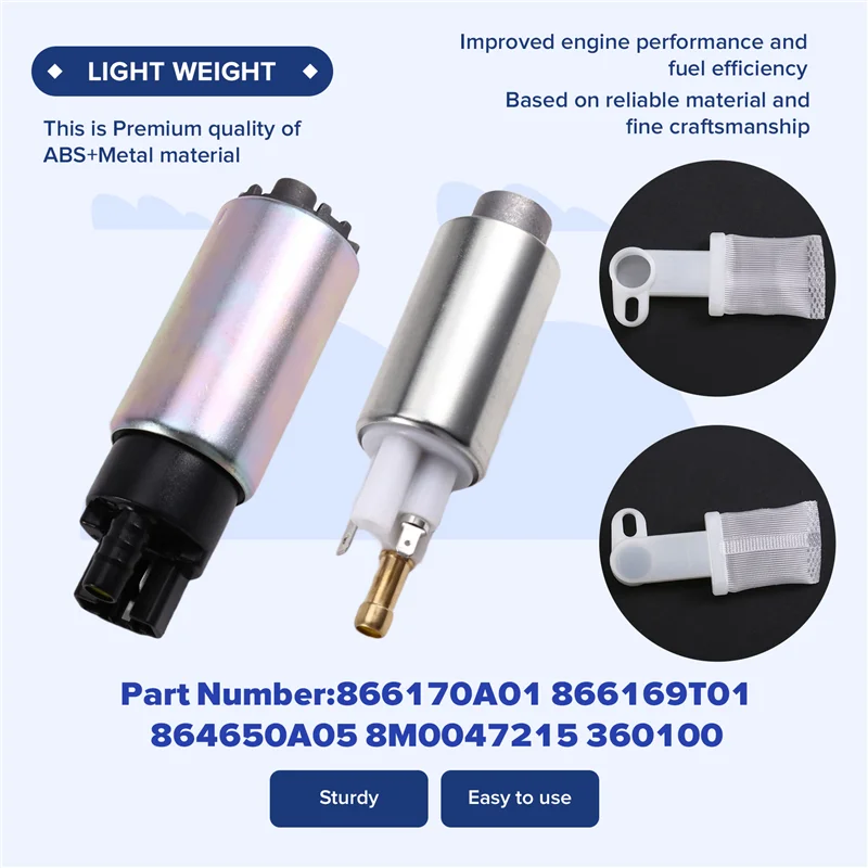 Top Sale Dual Fuel Pump Inboard High Lift Low Pressure- For Mercury VST 864650A05 8M0047215 360100 Part Numbers 866170A01 866169