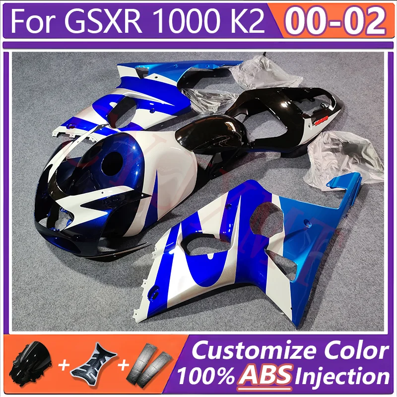 

Motorcycle Fairings Kits for Suzuki GSXR1000 GSX1000R K2 2000-2002 Moto Bodywork Fairing GSXR 1000 00 01 02 Race Bodyframe Cover