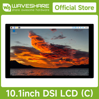 Waveshare 10.1inch Capacitive Touch Display For Raspberry Pi, 1280x800, IPS, DSI Interface, Supports Raspberry Pi 5/4B/3B+/3A+