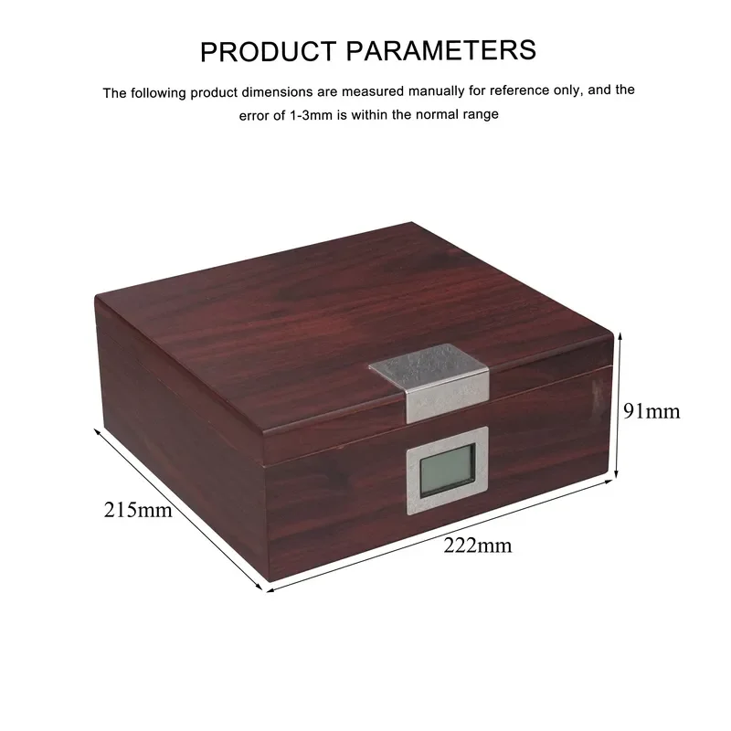 Wood Humidor Lager Capacity Cigar case Botes Cigares En Bois Price of Cuban Cigars Box Cabinet Humidor