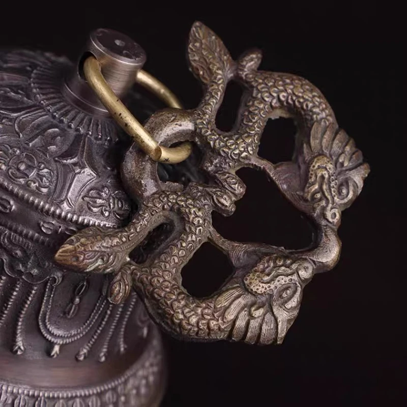 أجراس نحاسية نيبال أجراس التأمل اليدوية الاسترخاء الروحي جرس الطاقة شفاء الصوت الآلات الموسيقية المهنية هدية #5