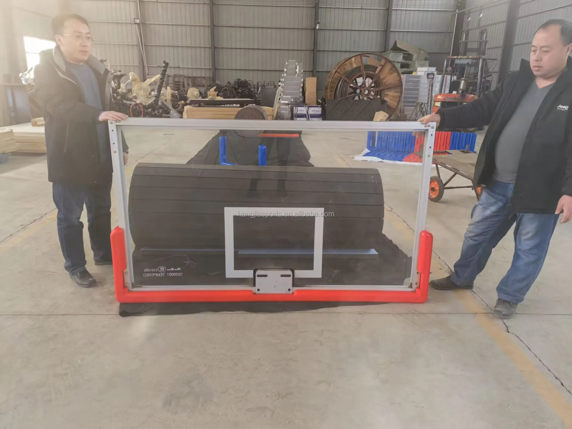 Portable Basketball Hoop System with Manual Electric Hydraulic Lift Adjustable Indoor/Outdoor Stand for Training & Games - view 6