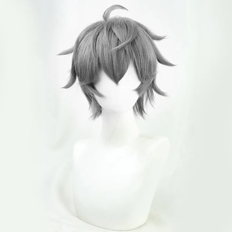 فرقة النجوم! شعر مستعار سينا إيزومي التنكري ذو الطبقات الرمادية هدية الهالوين