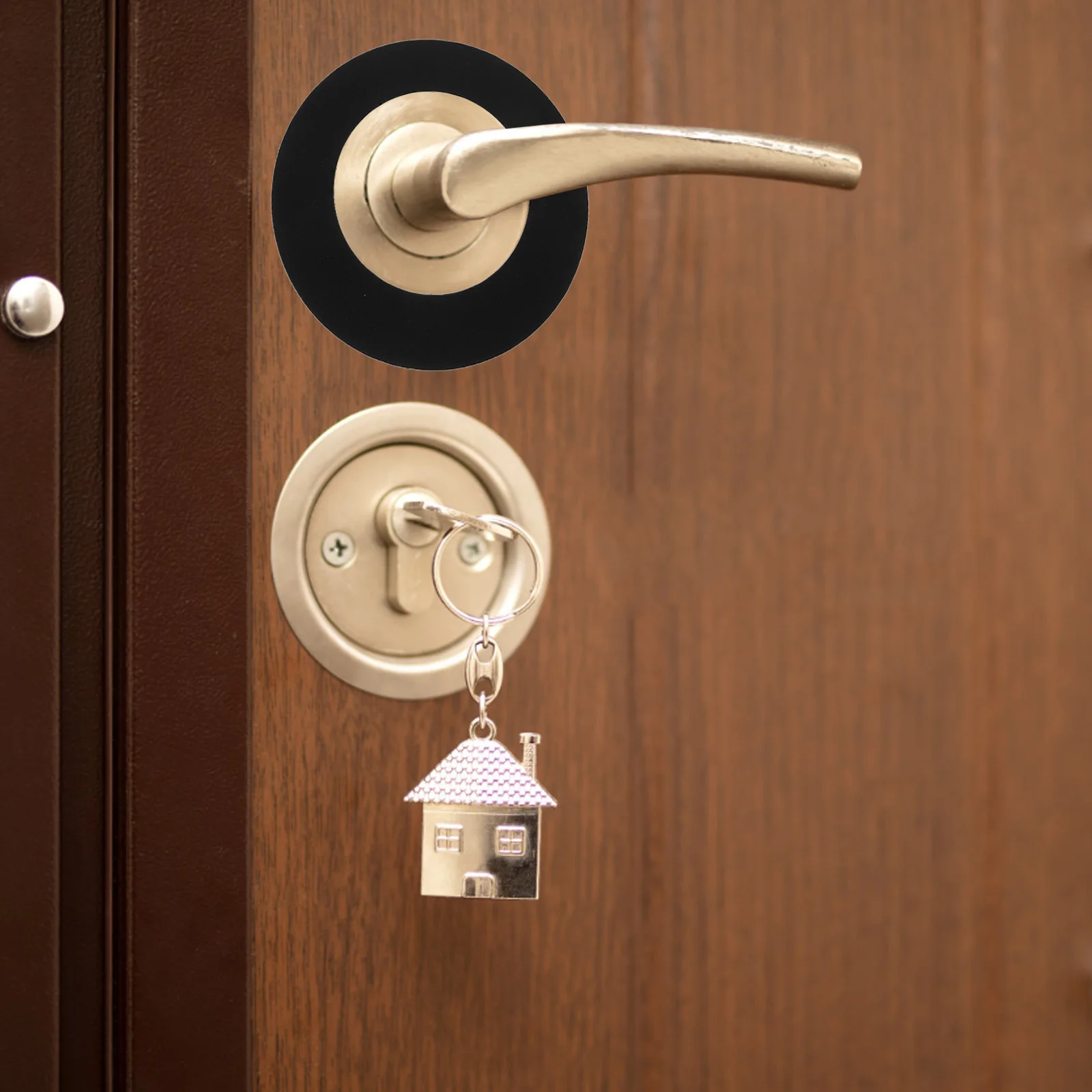 

Stainless Steel Door Lock Repair Plate Thickened Security Reinforcement for Bedroom Doors No Drilling Required