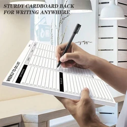 Simple removable weekly planner planner notepad weekly goal schedule planner office supplies school supplies