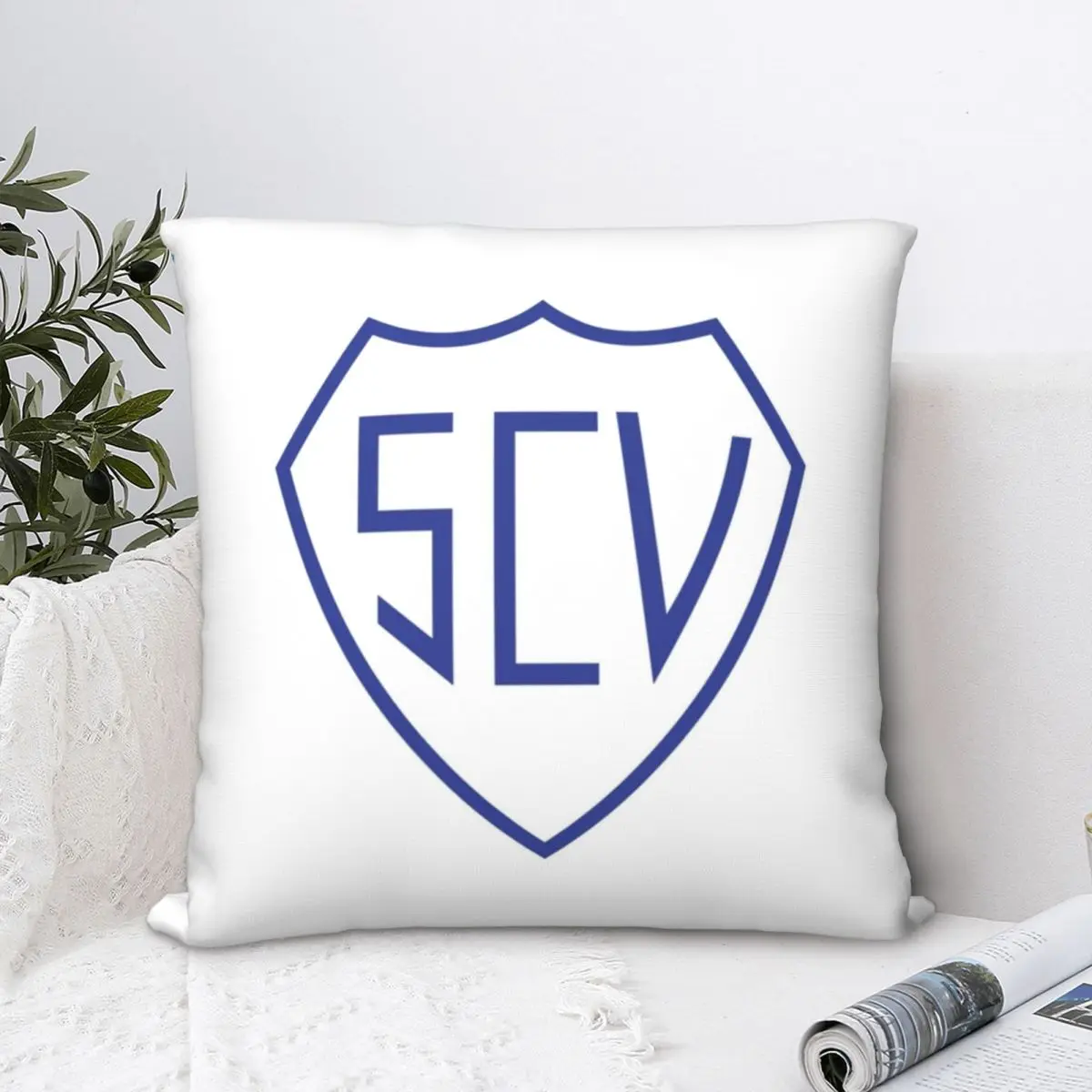 

Esporte Clube Veneciano Design Square Pillowcase Polyester Pillow Cover Velvet Cushion Decor Comfort Throw Pillow For Home Car