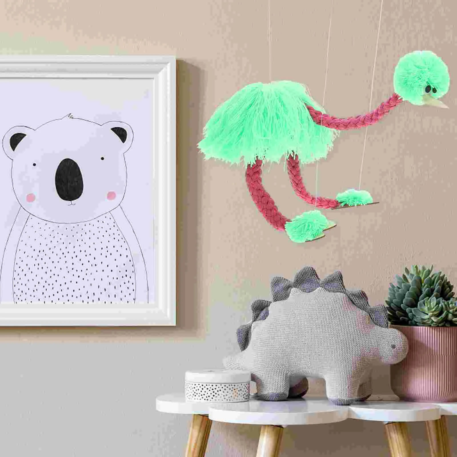 Speelgoed voor baby's Pluche string Flamingo Ostriches Puppets Grappige marionet Luxe marionetten Dieren Dieren Baby