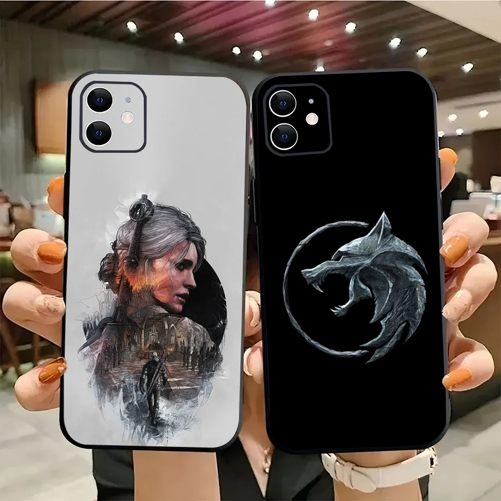 1pcGame T-The Witcher 3 Phone Case Silicone Soft For IPhone 16 15 14 13 12 11 Plus Pro Max Plus