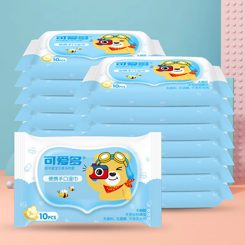 Lingettes désinfectantes 100 pièces, lingettes nettoyantes pour la peau douce pour les mains et le visage, tue 99,9% des germes et des bactéries