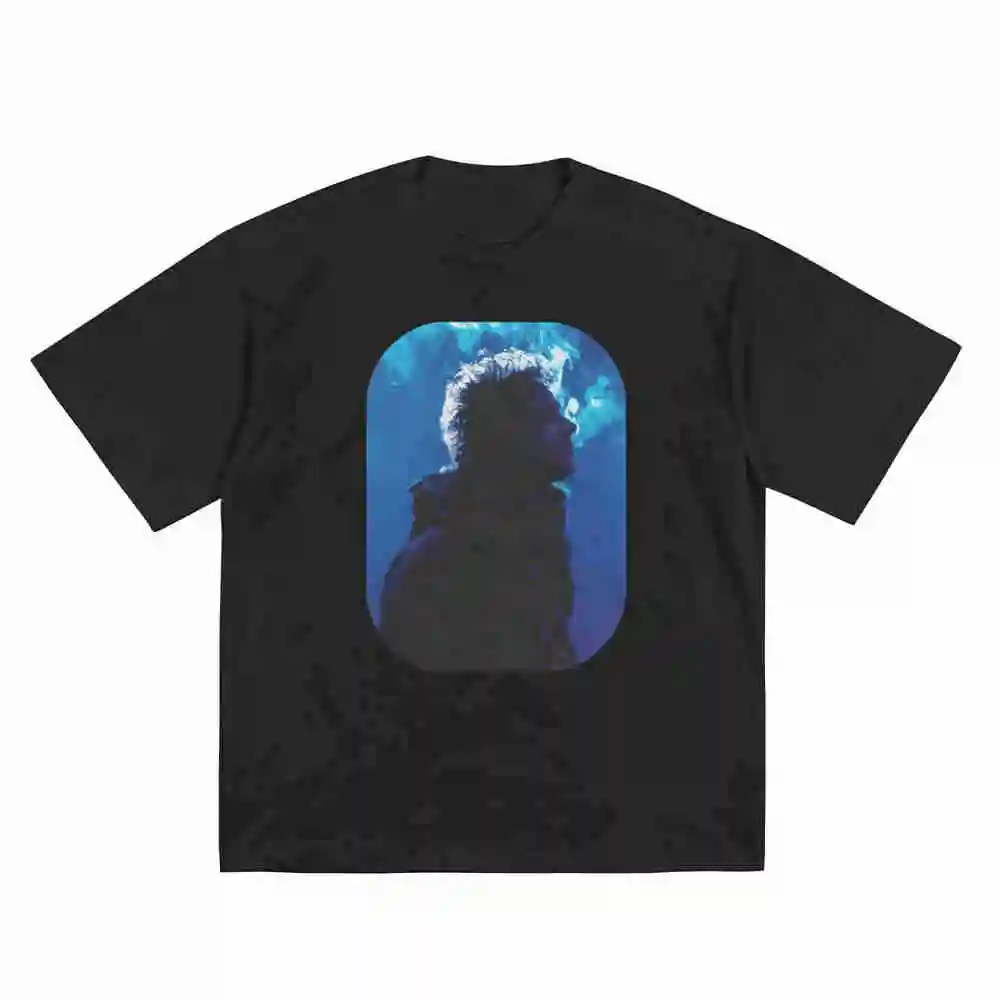 Soda Stereo Gustavo Cerati Bocanada Short Sleeve Tee 100% Cotton T-Shirt