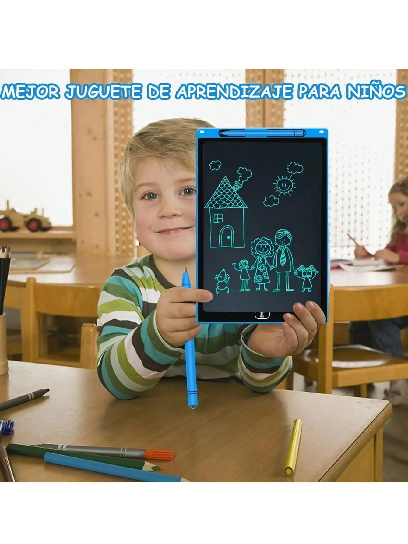 This is an educational toy suitable for 8.5-inch LCD children's drawing board toys, used as drawing tools and writing boards