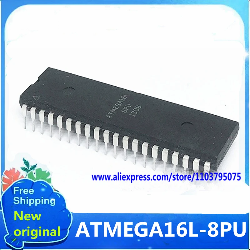 

10pcs/lot ATMEGA16L-8PU ATMEGA16L DIP-40 New original In stock