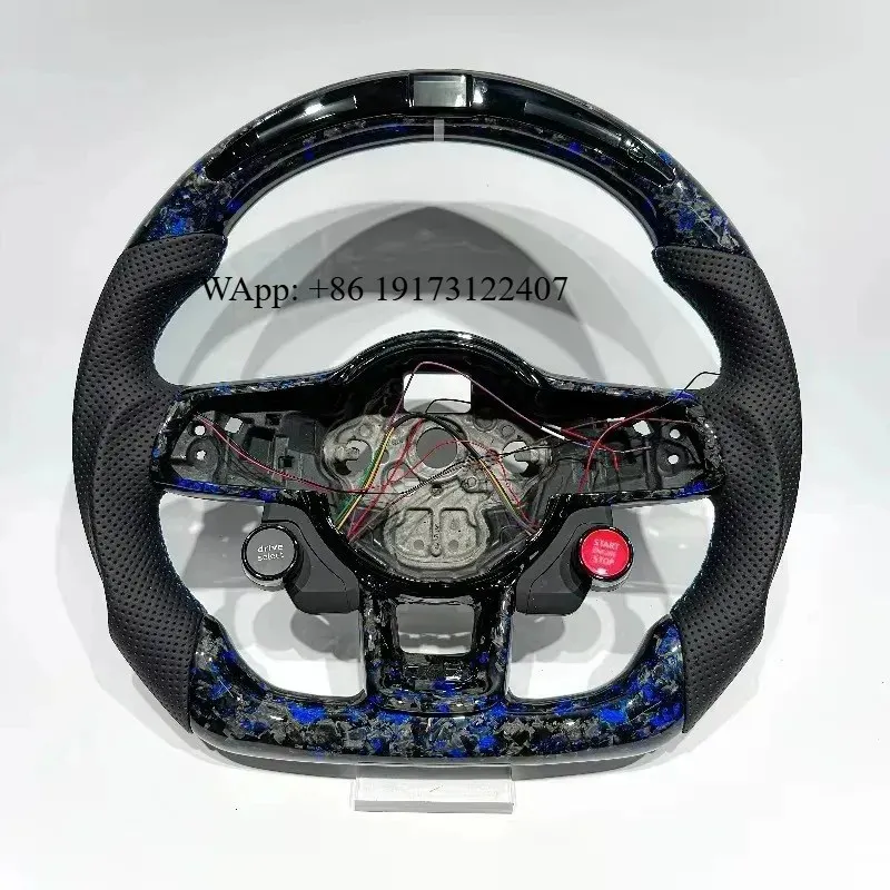 Sports Style Car Steering Wheel for  7.5 GTI MK7 Polo GTS GTD GTE  R Passat CC R-Line Carbon Fiber Steering Wheel