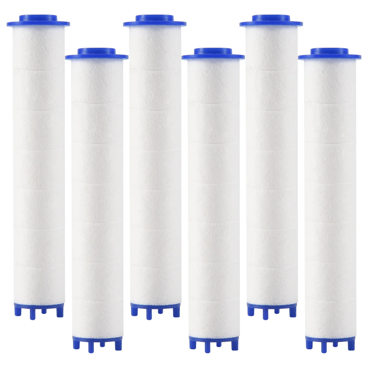 6 Pcs Of High Pressure Hand-Held Water Shower Filter Bathroom Bath Shower Filter Core Water Purification