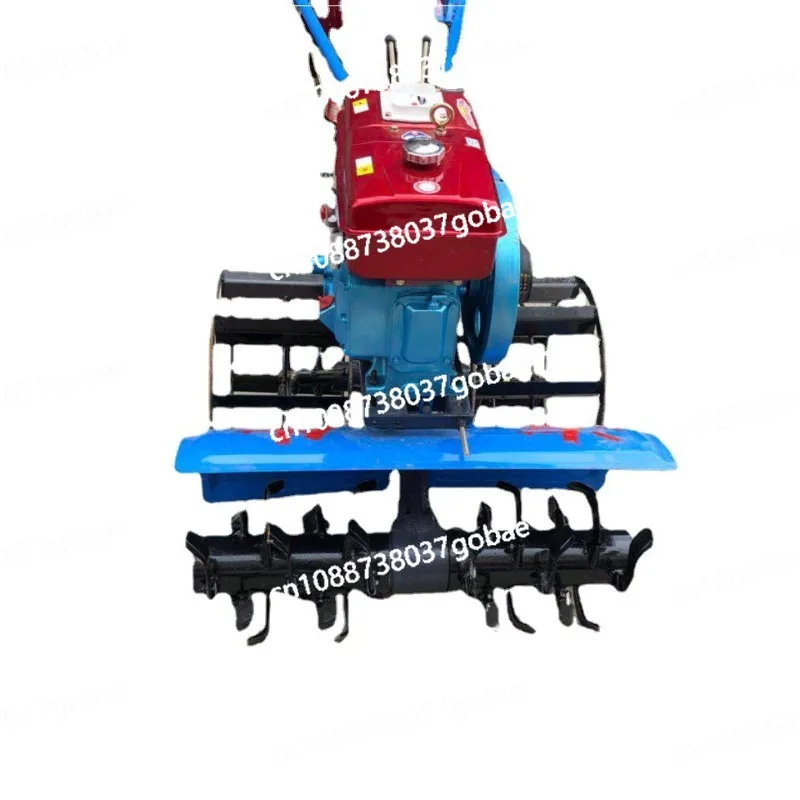 5-80 Four-wheel Drive Micro-tiller, Paddy Field Dryland Orchard Logistics To The County Seat Gasoline Rotary Tiller