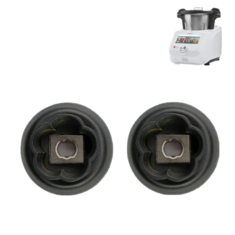Conectores de guía de hoja, acoplador de eje de embrague para Monsieur Cuisine Connect & Monsieur Cuisine Smart de acero inoxidable, 2 uds.