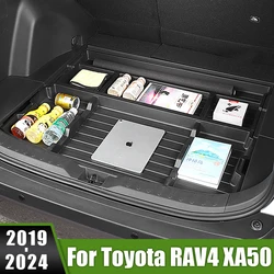 For Toyota RAV4 XA50 2019 2020 2021 2022 2023 2024 RAV 4 Hybrid Car Trunk Box Spare Tire Storage Box Cargo Holder Accessories
