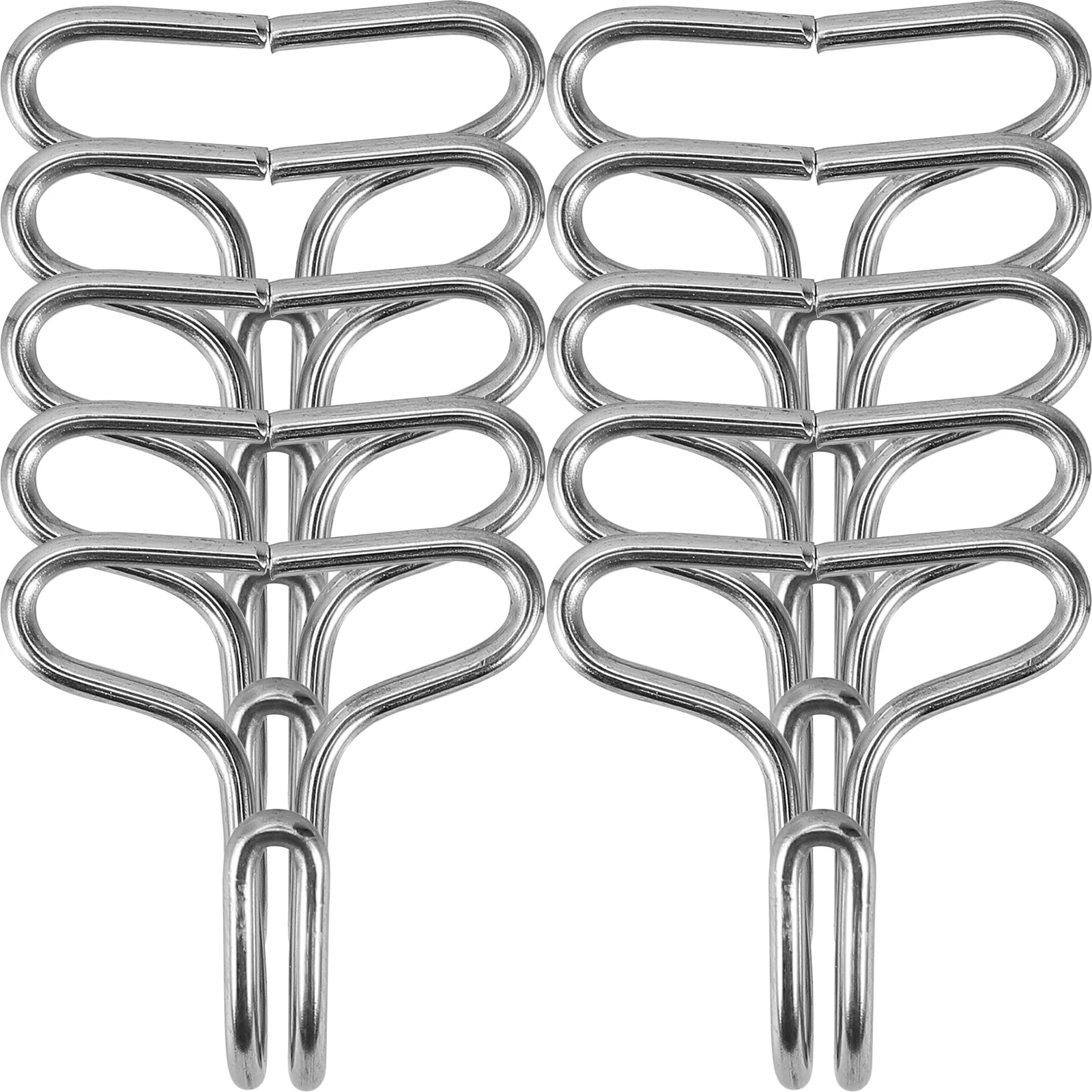 

50pcs Stainless Steel Car Seat Cover Hooks Fixing Installation Hangers Clips Headrest Mat Accessories