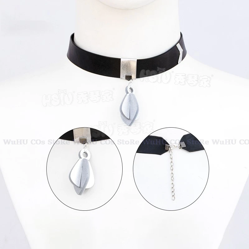 Zenless Zone Zero Ellen Joe Cosplay 33cm Short Black Blue Pink Wig Cosplay Wigs Heat Resistant Synthetic Wigs Hairpins Necklace