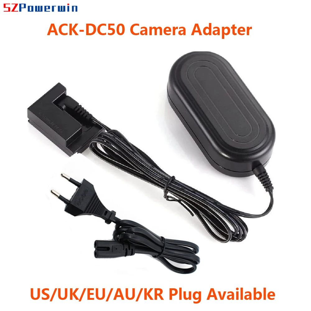 Powerwin ACK-DC50 Camera Adapter for Canon PowerShot SX30IS SX G12 G11 G10 SX30 IS CA-PS700 DC DR-50 Coupler NB-7L Dummy Battery