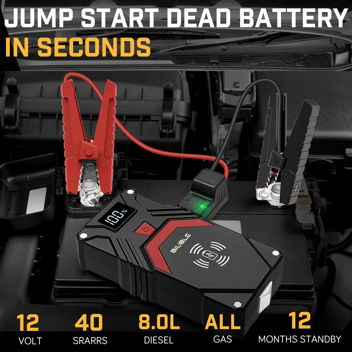 3in1 car jump starter 12v car jump starter 15000mah 14ah jump starter