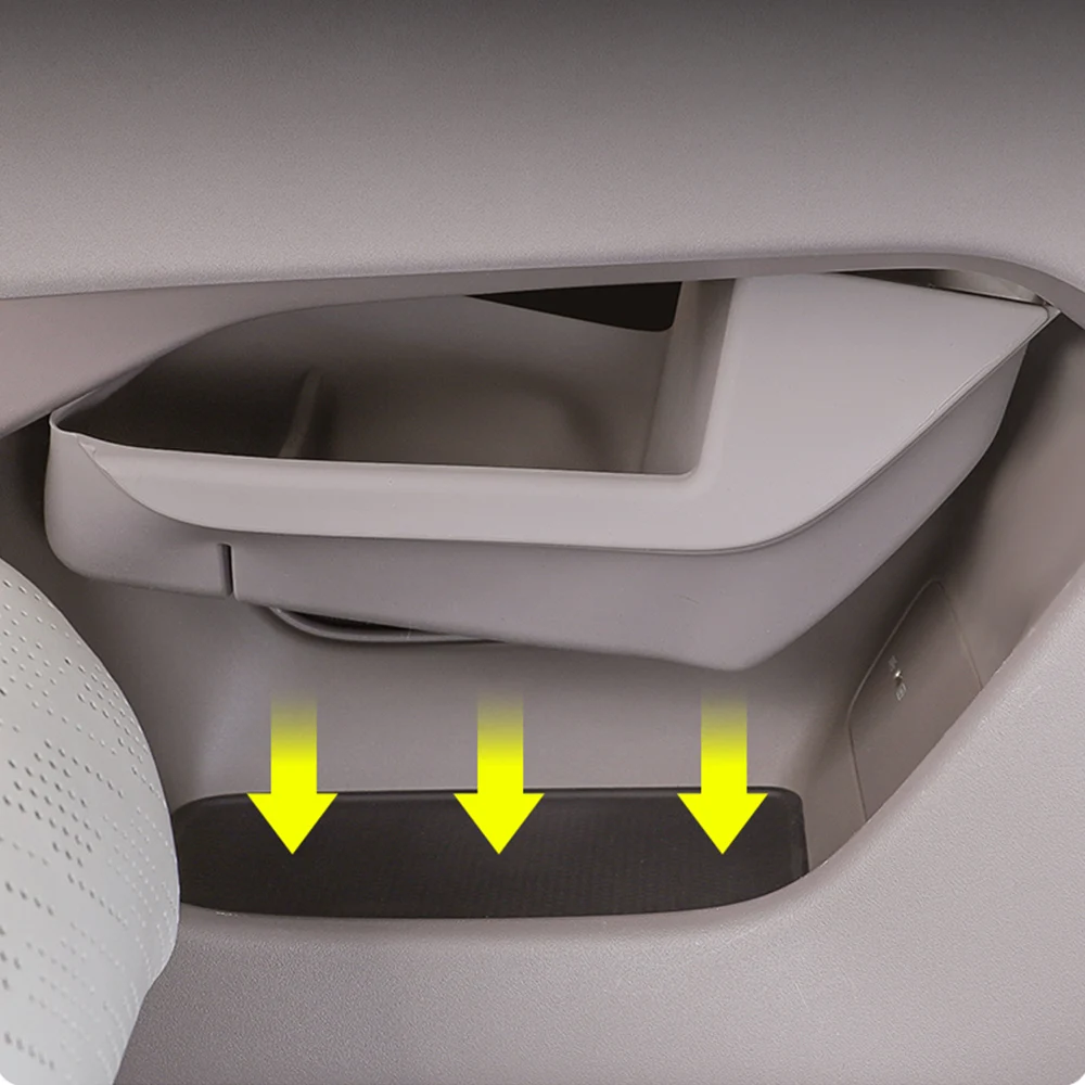 جديد ل Zeekr 7X 2024 2025 تحت صندوق تخزين السيليكون للتحكم المركزي لوازم التعديل الداخلي صندوق مسند الذراع صندوق تخزين