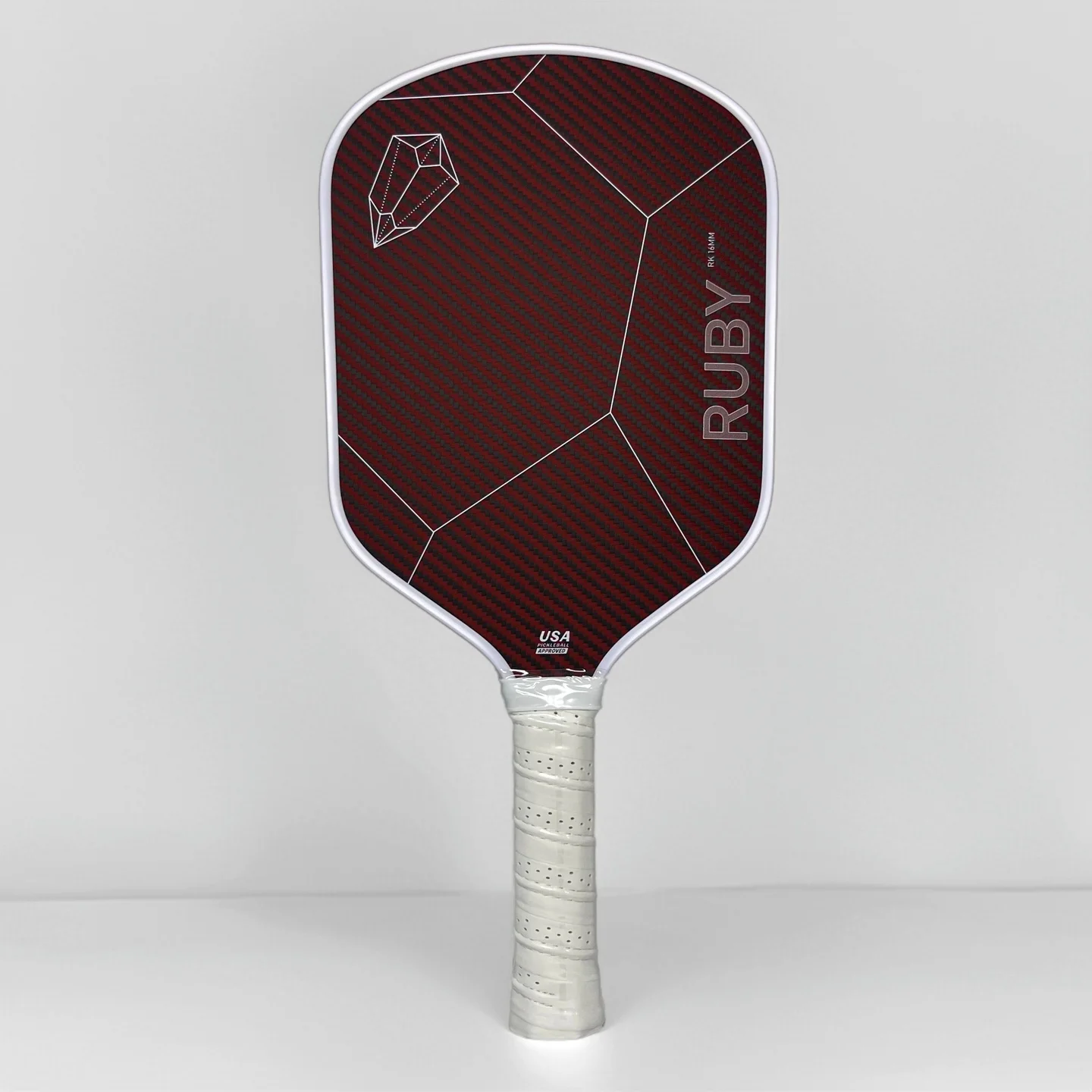 Kevlar Offensive Pickle Paddle Single Carbon Fiber Pickleball Paddle Lightweight Edge Protection Strip Scratch Resistant