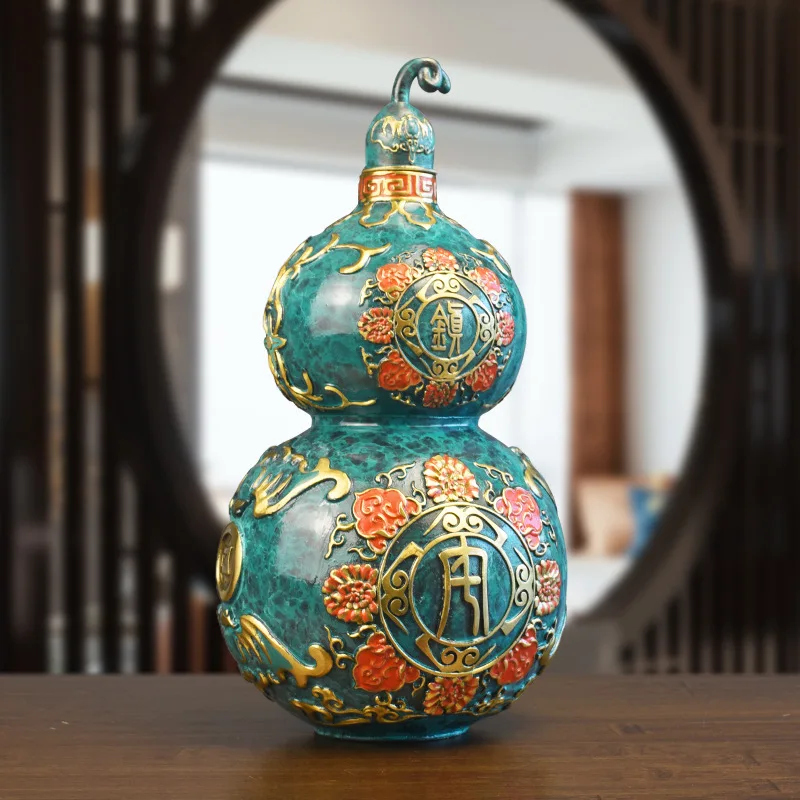 DSA all-copper pomegranate ornament - decorative piece for wine cabinets and home decor