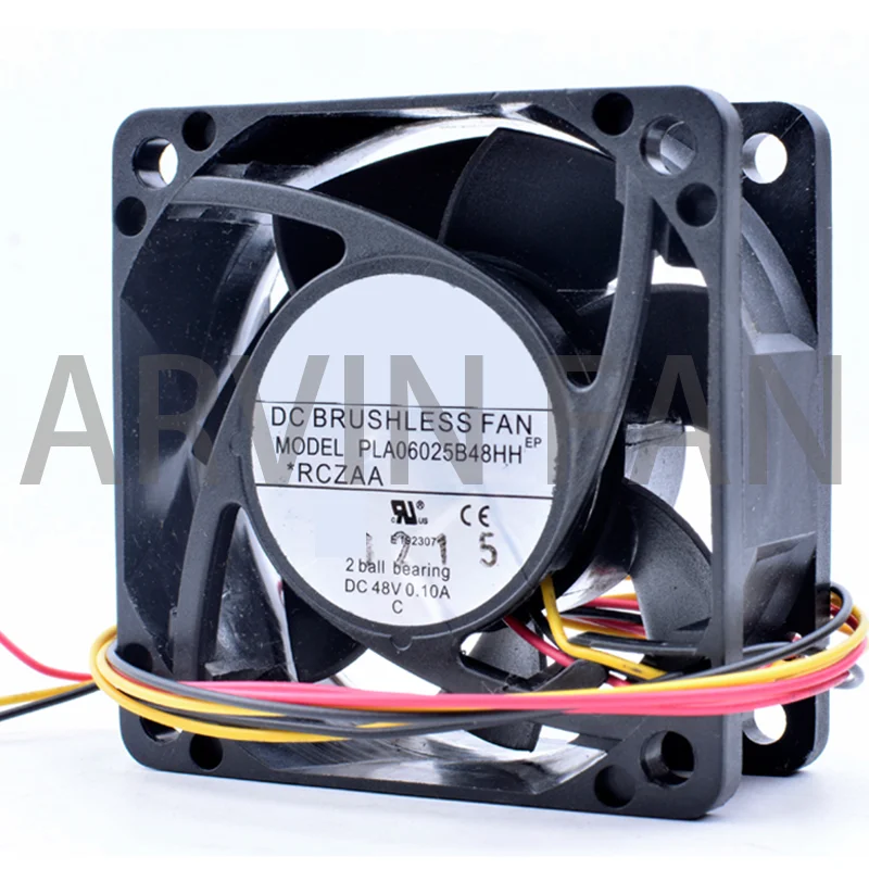 Brand New Original Power PLA06025B48HH 6cm 6025 48V 0.10A Frequency Conversion Communication Equipment Cooling Fan