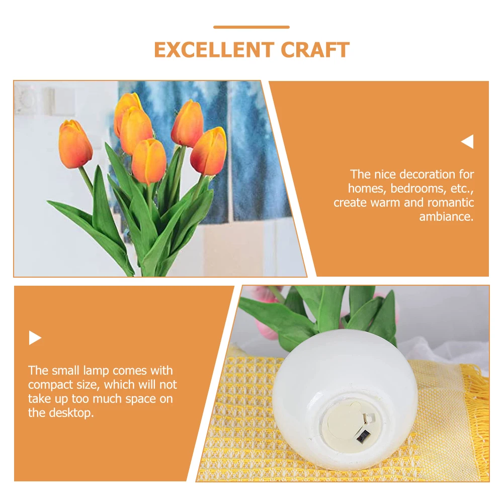 

Night Led Warm Lamp Warm Night Light For Bedroom Decorative Small Flower Bedside Light Unique Room Nightlight