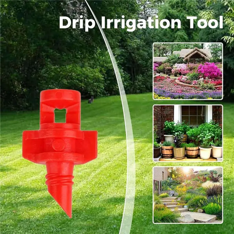 ABMO 500PCS 360 Degree Misting Nozzle Irrigation,Sprinklers Sprayer For Garden Irrigation System, Sprayer Automizing Drippers
