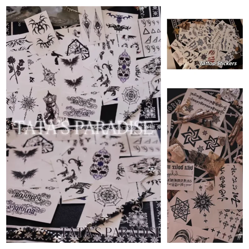 

BJD Doll Accessories for 1/3 1/4 1/6 Dolls Fashion Black Tattoo Stickers