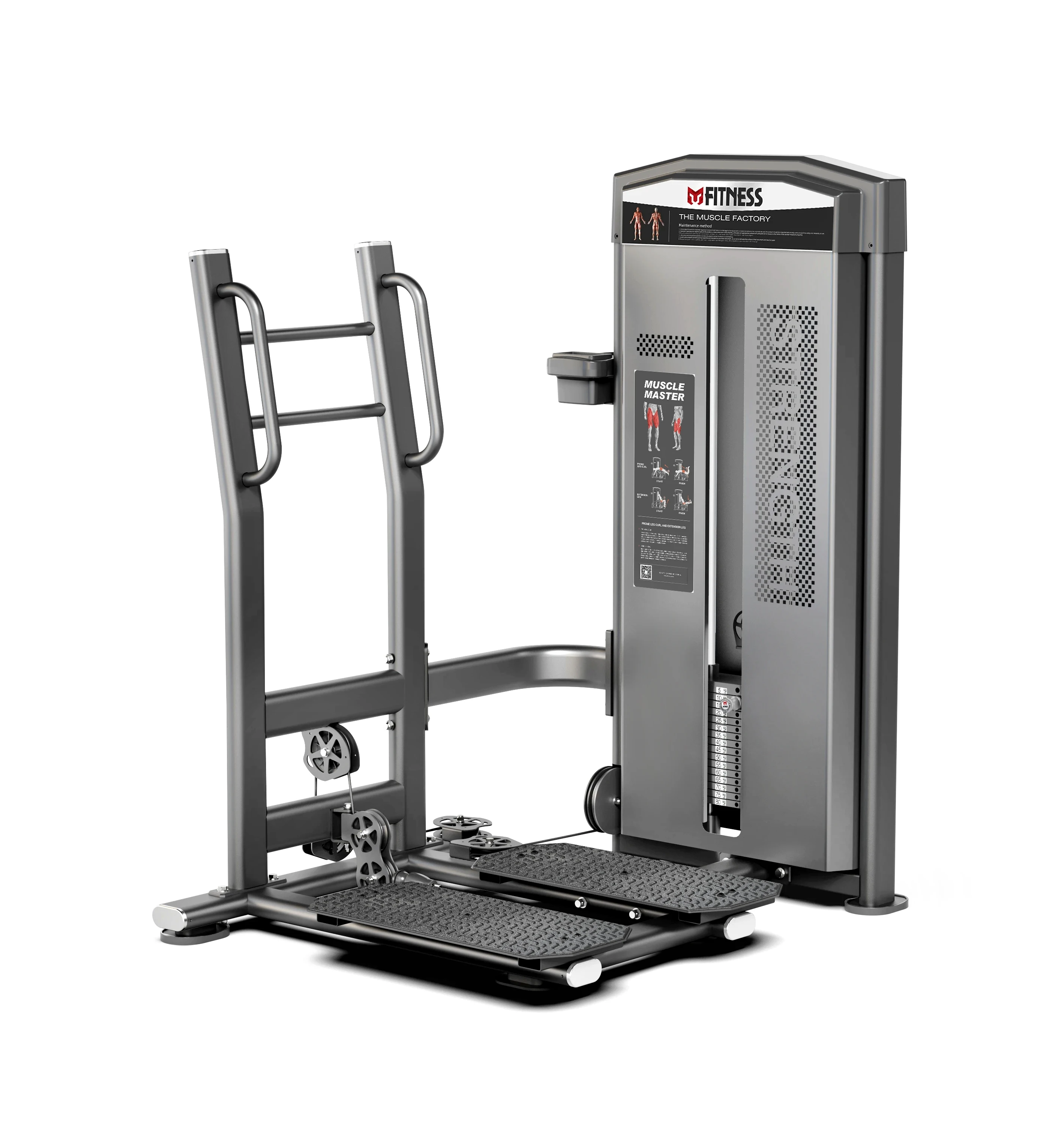 Dual Function Leg Extension and Leg Curl Combo Gym Machine for Quadriceps and Hamstrings