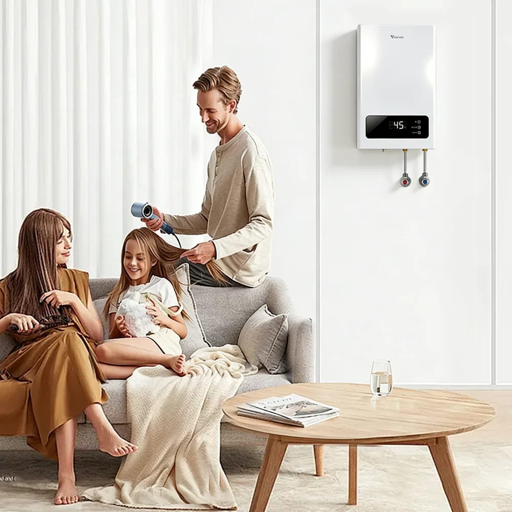 New Arrival 18kW Instantaneous Tankless Smart Electric Water Heater IPX4 Waterproof Energy-Saving Outdoor Use China 220V Hotel