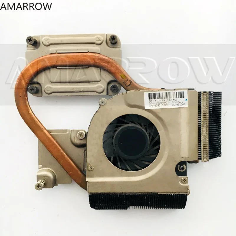 Original for HP G32 CQ32 DM4-1000 DV3-4000 Cooling Heatsink with Fan 601336-001 608010-001