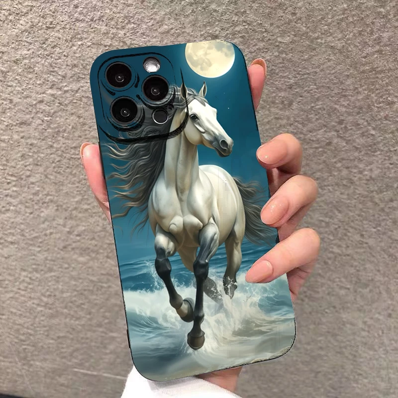 

Horse Phone Case For Samsung Galaxy S25 FE Cases S24 S23 S22 Ultra Plus 5G A56 A55 A54 A53 A16 A26 A36 A35 A34 A33 A15 A14 Cover