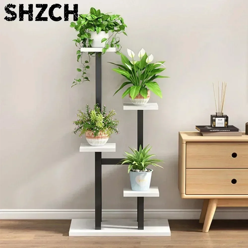 Plant Stand Household Plant Shelves Environment protection Flower Pot Holder Multi-storey Plant Rack Shelves Indoor Stand