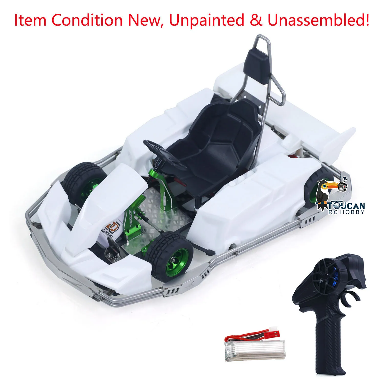 

JDM 1/10 дюймов RC Racing Kart Модель 298A 298B KIT S4WD Рулевой сервопривод Батарея Передатчик Пульт дистанционного управления Транспортные средства Игрушки для мальчиков