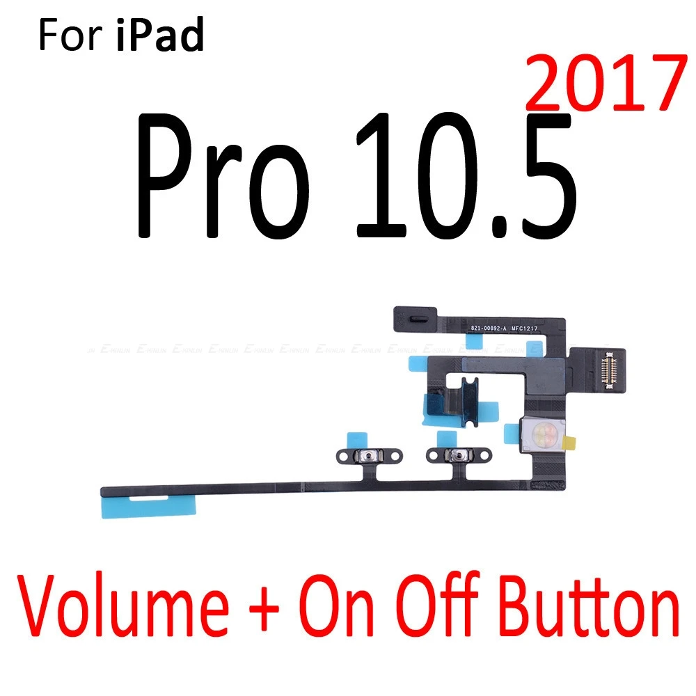 Power ON OFF Mute Switch Control Key Volume Button Flex Cable For iPad Pro 9.7 10.5 11 12.9 inch 2015 2016 2017 2018 2019