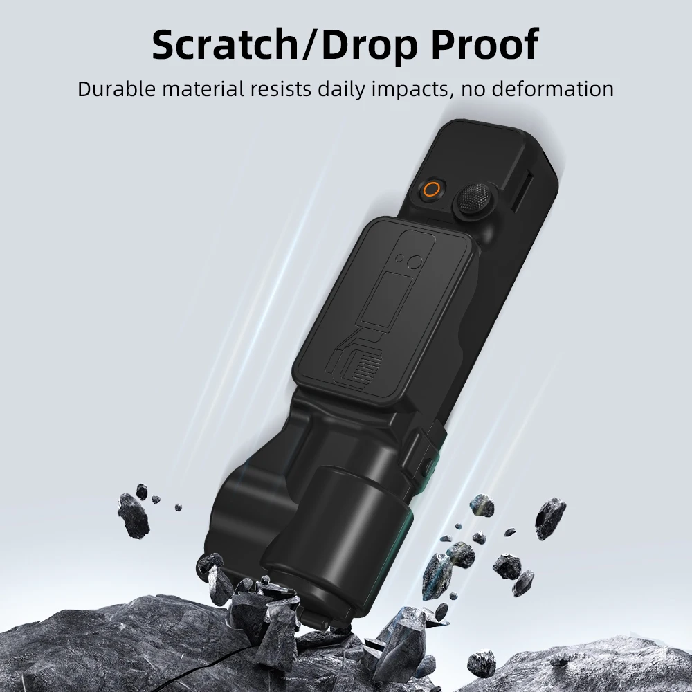 BRDRC Custodia Protettiva per Gimbal e Schermo per DJI Osmo Pocket 3, Accessori Fotocamera, Copriobiettivo, Custodia Rigida con Fodera Morbida