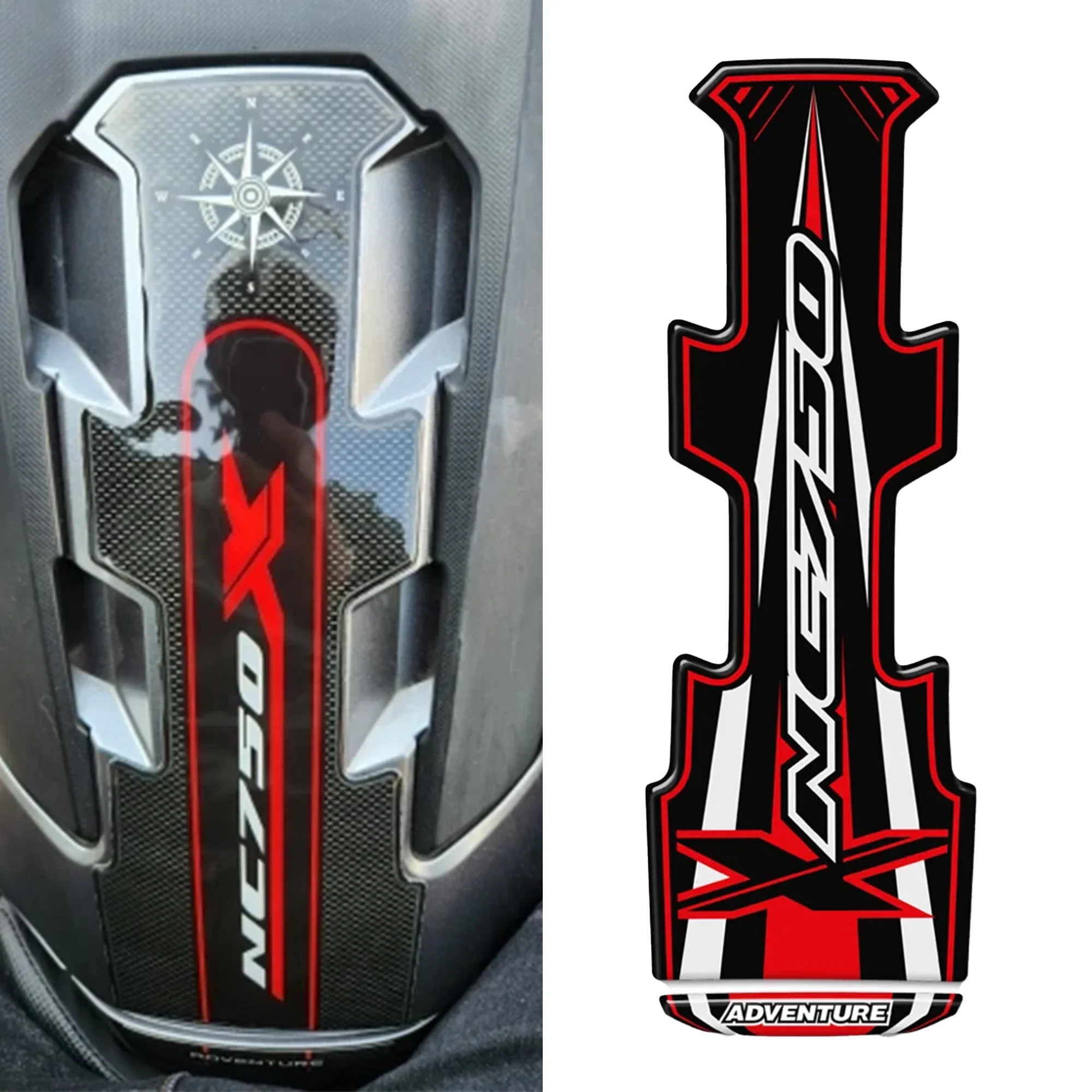 

NC750X For Honda NC 750 X Tank Pad Stickers Protector Fairing Decal Emblem Badge Logo Luggage Cases Trunk NC750 2019 2020