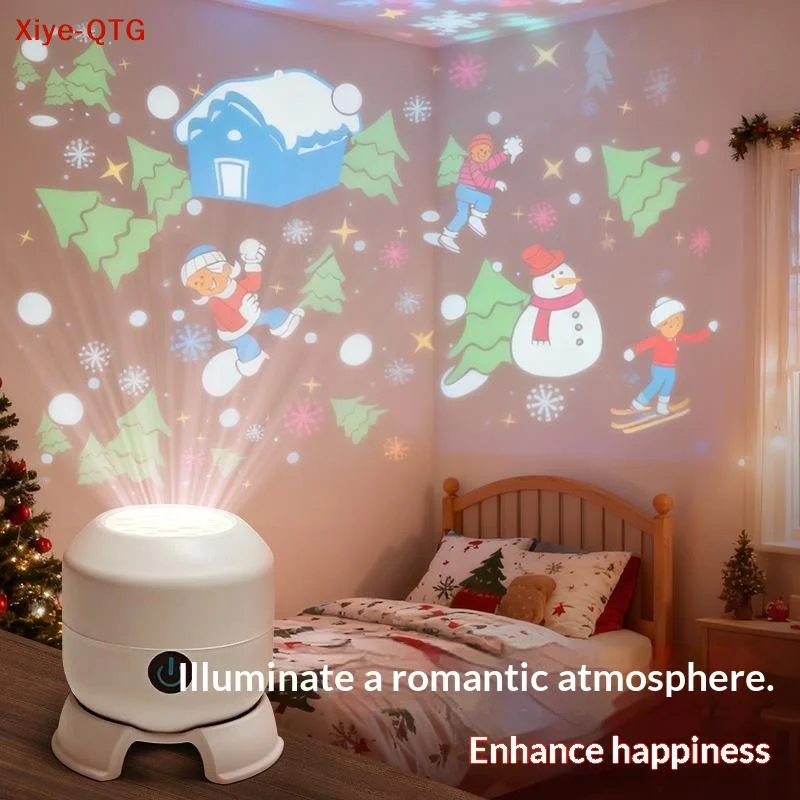 New Dynamic Kids Night Light Projector 3 Projection Effects For Bedroom Nursery Holiday Gifts