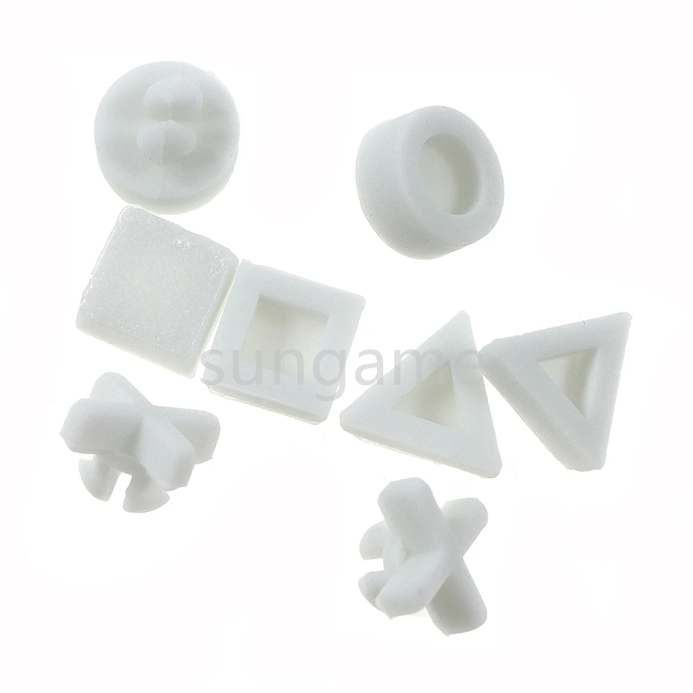 50 conjuntos de silicone inferior borracha pés almofadas capa para sony ps4 pro/slim console habitação caso